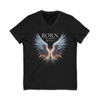 Born With Wings V-Neck Tee