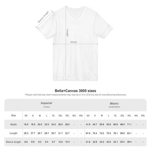 Born With Wings V-Neck Tee